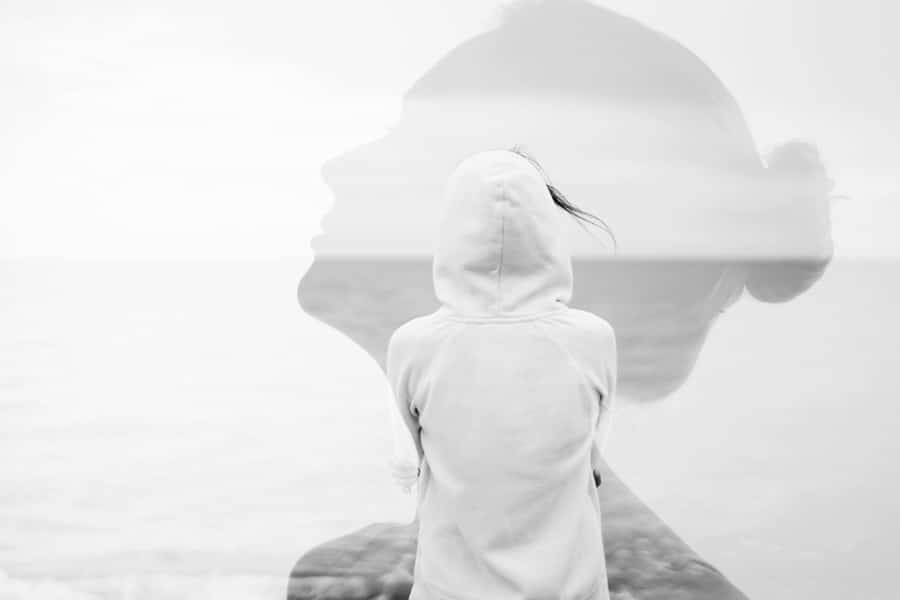 double exposure image of a woman Self-awareness and authenticity needed in the use of self in counselling - A double exposure image of a woman
