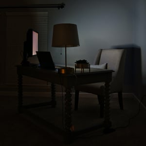 empty chair in front of computer Disinhibition Effect in Online Therapy - empty chair in front of computer