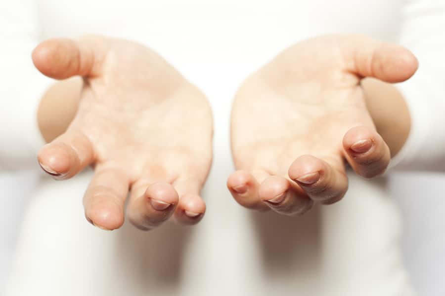 open giving hands Use of self in counselling - open giving hands
