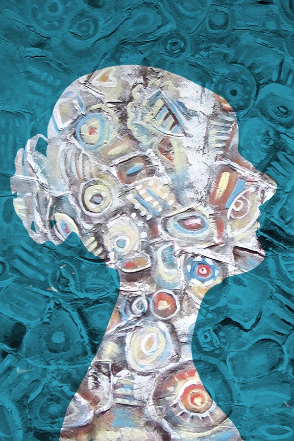 Personal Development in Counselling - Self-Awareness Personal Development in Counselling - Self-Awareness. A woman's profile against a blue background