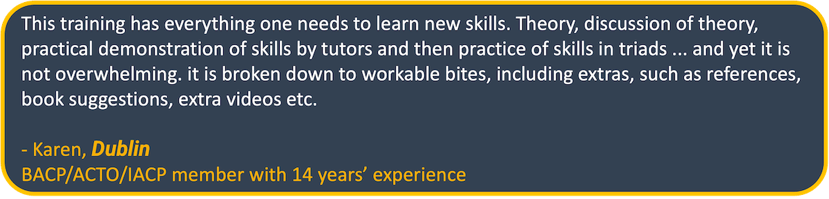 Counsellor supervisor training 1 Counsellor supervisor training 1