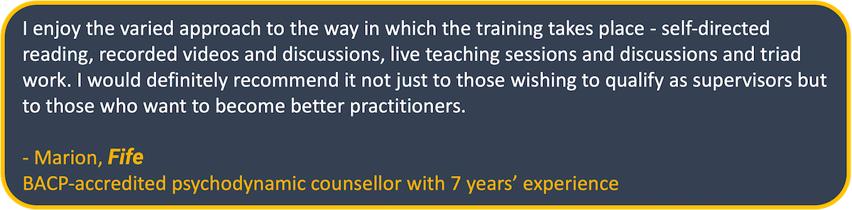 Counsellor supervisor training 16 Counsellor supervisor training 16