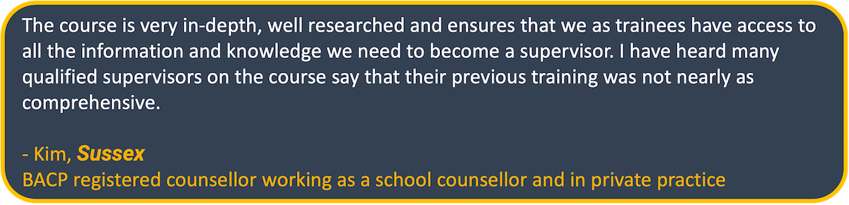 Counsellor supervisor training 6 Counsellor supervisor training 6