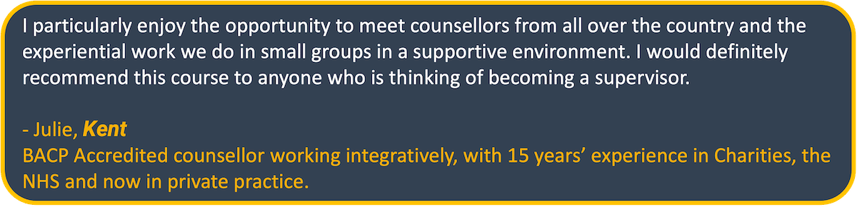 Counsellor supervisor training 7 Counsellor supervisor training 7
